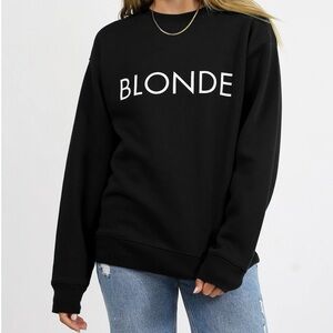 The *BLONDE* Classic Crew Neck Sweatshirt